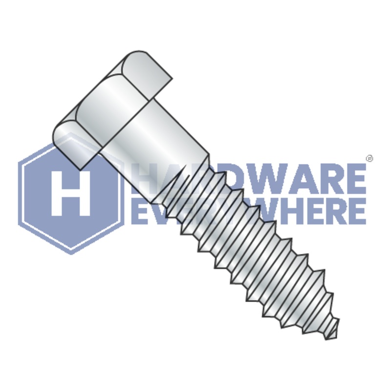 1/2 x 6 1/2 LAG SCREWS / Hex Head / Steel / Zinc