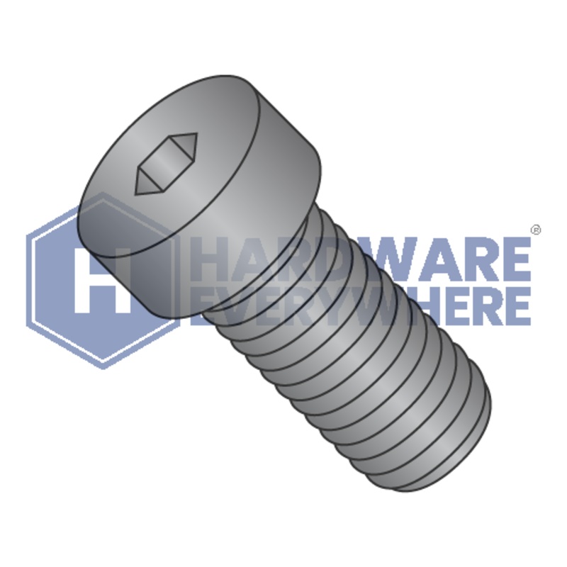 1/4-20 x 5/8 LOW PROFILE SOCKET CAP SCREWS / Low Profile Cap / Steel / Black Oxide