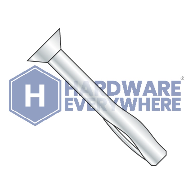 1/4 x 4 SPLIT-DRIVE ANCHORS / Flat / Steel / Zinc