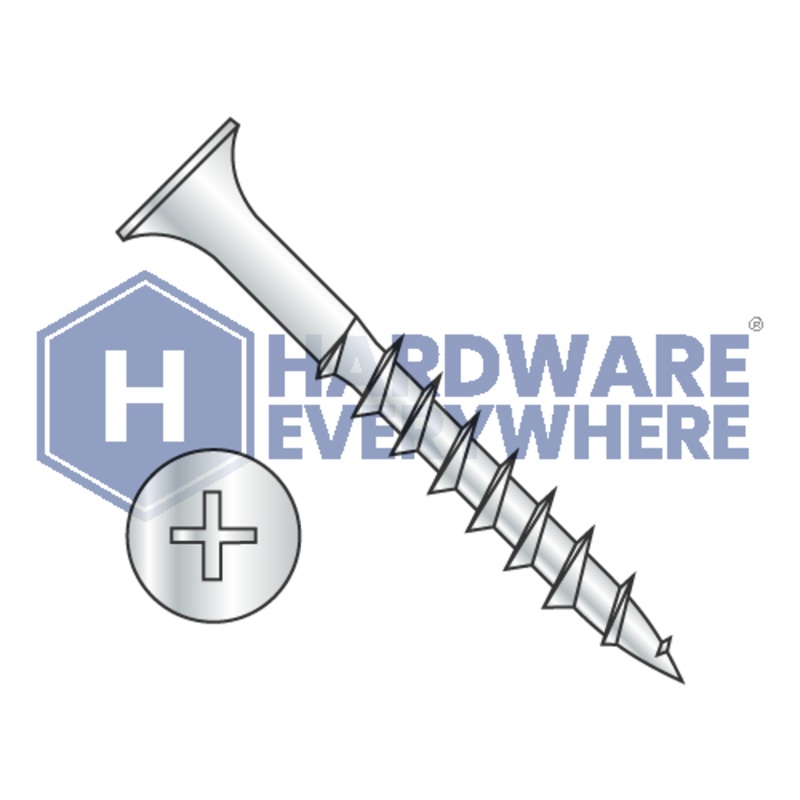 10 x 2 DECK SCREWS / Phillips / Bugle Head / Steel / Dacrotized