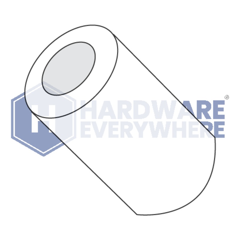 10 x 3/16 ROUND SPACERS / Nylon / Natural White FUL163378748621