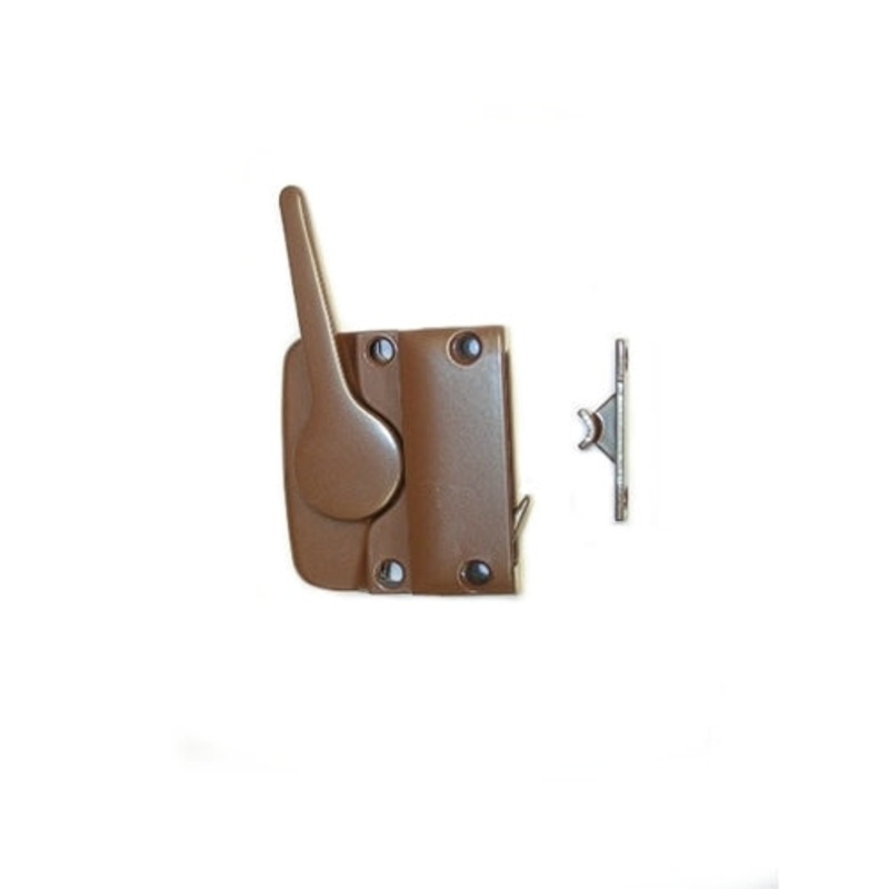 Andersen #7022-47 Sash Lock and Keeper (Left Hand) in Bronze Color (1945 to 1974)