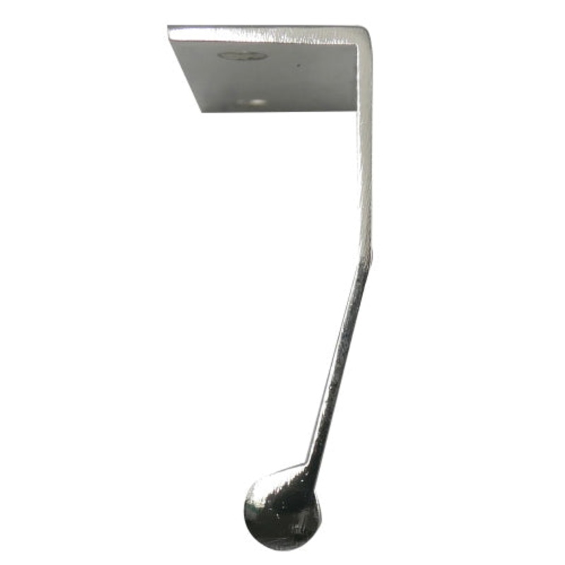 Laurey Contempo Series 74828 Edge Pull, 45 mm L Handle, 50 mm H Handle, Zamak, Satin Nickel