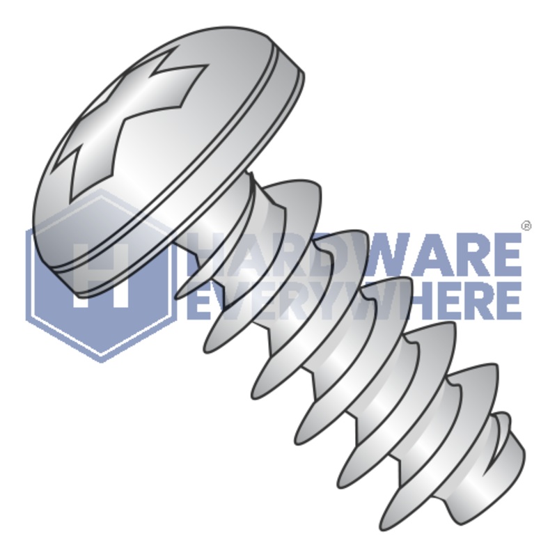 M2.5 x 10 METRIC THREAD FORMING SCREWS / Phillips / Pan Head / A2 Stainless / Plain