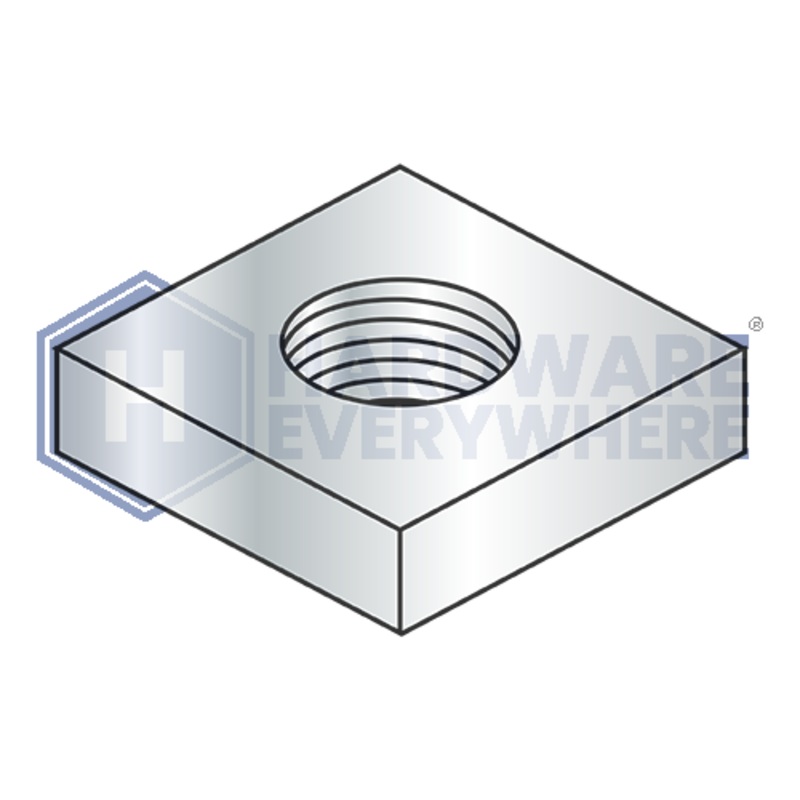 M5 METRIC SQUARE NUTS / A2 Stainless / Plain