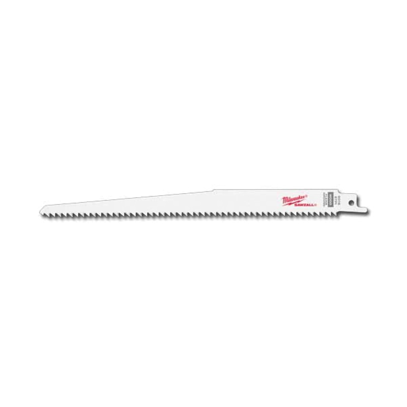 Milwaukee SAWZALL 48-00-5016 Reciprocating Saw Blade, 9 in L, 3/4 in W, Fang Tip, Matrix II, Sharp Teeth, Straight Cut