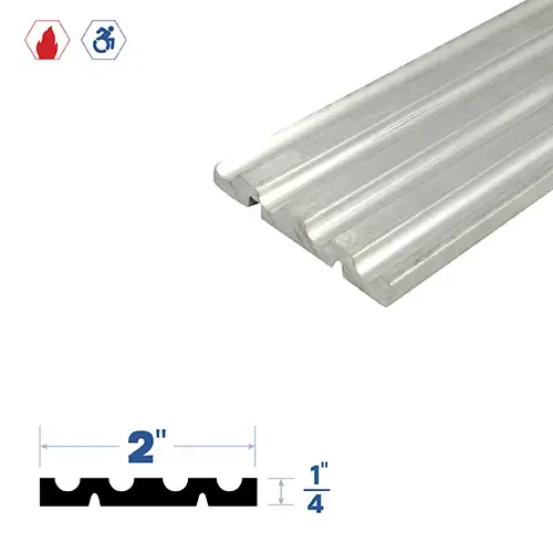 Brixwell 3276MA-EPX-24 24" Adjustable Threshold (2" by 1/4") Mill Aluminum2