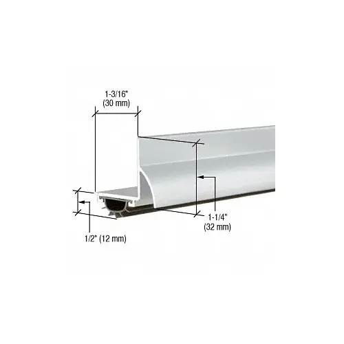 CRL 18VRA36 Aluminum 'L' Shape Door Bottom - 35-3/4"
