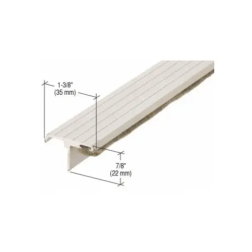 CRL 95PA96 96" Overlapping Door Astragal Aluminum