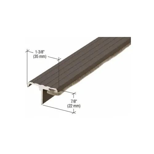 CRL 95PD84 84" Overlapping Door Astragal Bronze