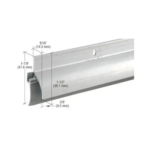 CRL DB037AV42 Aluminum Door Sweep-Rain Drip Combination for 42" Door