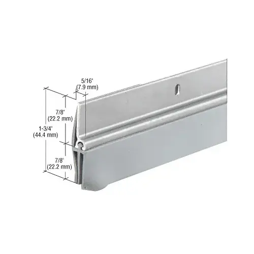 CRL DB041AV36 Aluminum Triple-Fin Door Sweep for 36" Door
