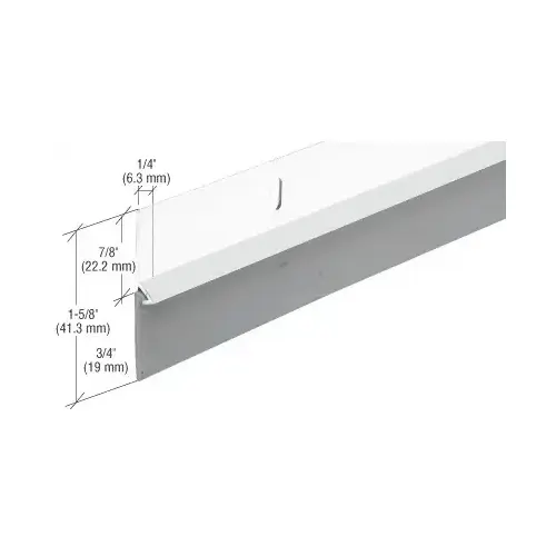 CRL DS37W White Aluminum Door Sweep