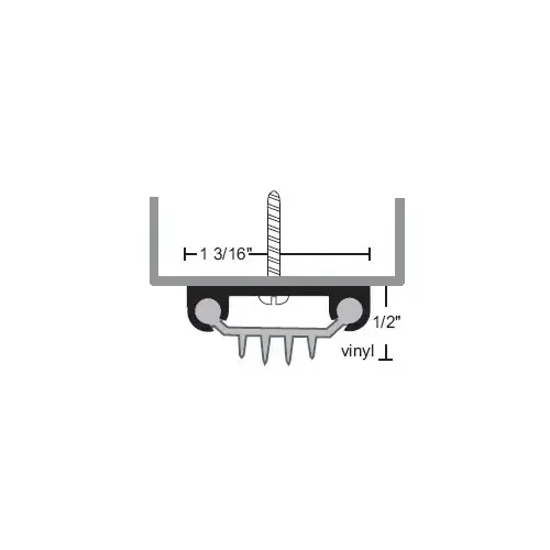 National Guard Products 312V 48IN Door Bottom Aluminum