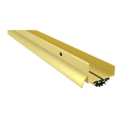 Pemko 216BDGV36 36" 216V Door Shoe Bright Dip Gold Anodized Aluminum