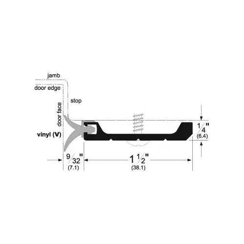 Pemko 2903AV-36X84 Heavy Duty Perimeter Gasketing