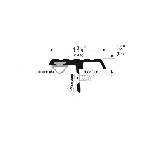 Pemko 355DS-96 T Style Astragal