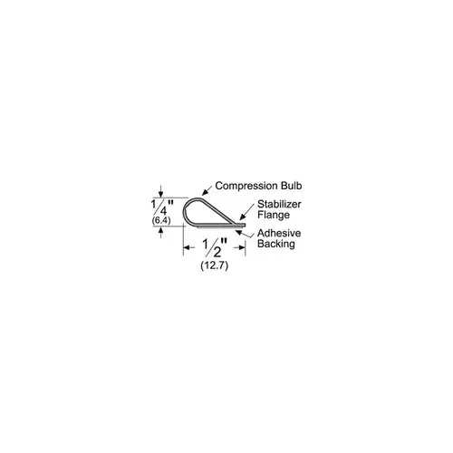 Pemko S88D-7 Adhesive Perimeter Gasketing