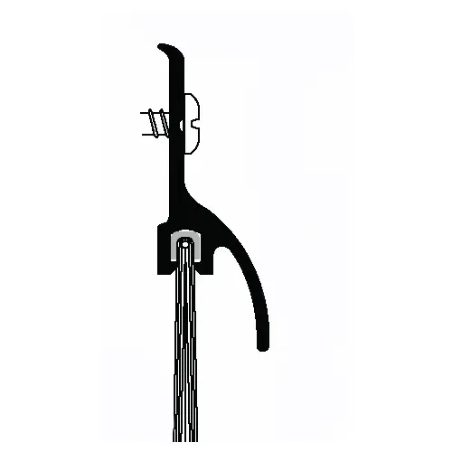 Brixwell 19-1046aZ-36 Clear Anodized Drip Cap with Brush