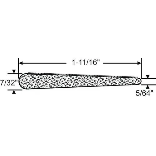 Brixwell 63-192wu-2 White 2in Corner Seal Urethane 1.688in Wide