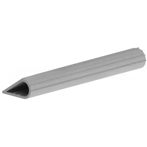 Hager 726W264 264" (22') Press On Weatherstrip with Smoke Seal White Finish - * Not Returnable *