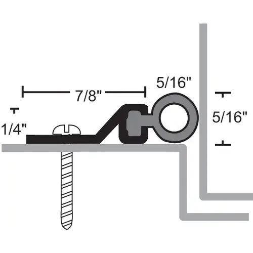National Guard Products 160S-20FT Silicone Perimeter Seal