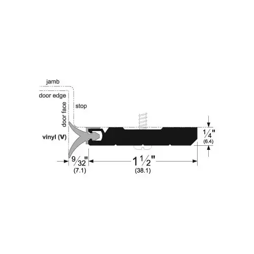 Pemko 2893AV-72X84 Heavy Duty Perimeter Gasketing