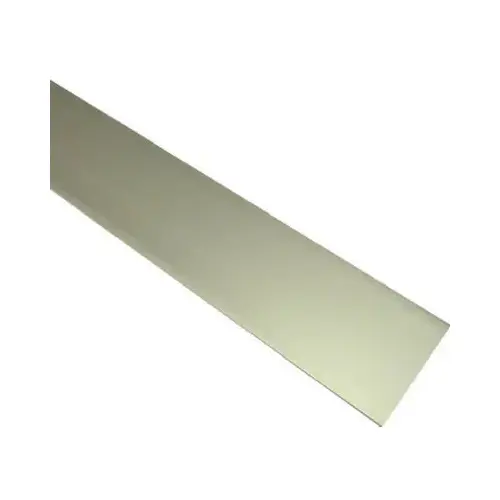 Boltmaster 11292-XCP6 Aluminum Flat Bar 0.125" X 1" W X 3 ft. L Weldable Mill - pack of 6