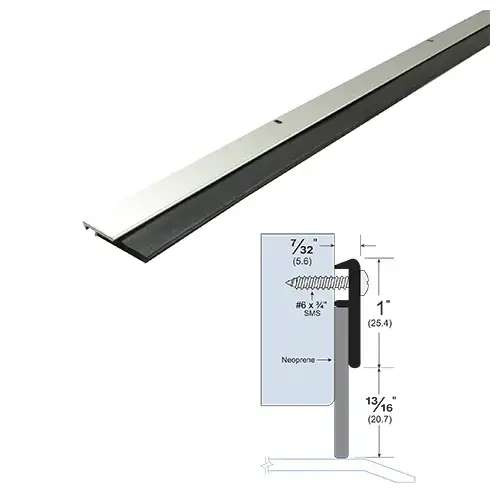 Brixwell 19-134aL-48 Overlapping Astragal 48in Aluminum