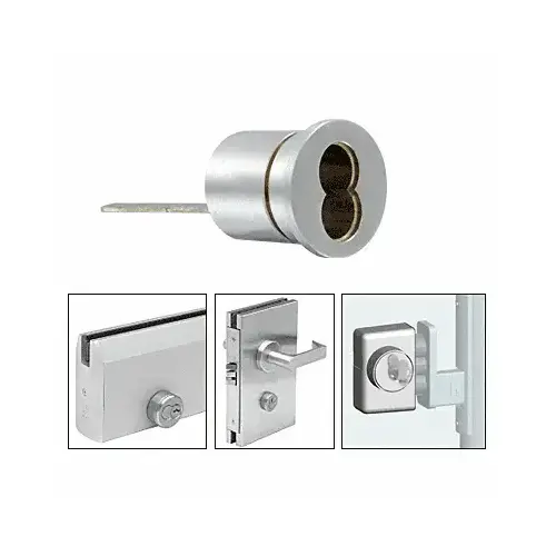 CRL 2CHBS Brushed Stainless Rim Cylinder Housings for Small Format Interchangeable Cores (SFIC)