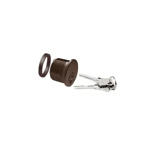 CRL DRA10DU Dark Bronze Mortise Keyed Alike Cylinder