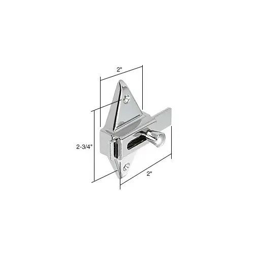 CRL TP502 Chrome Slide Latch for Restroom Partitions