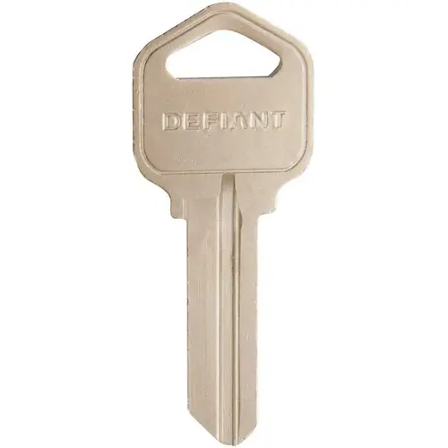 Defiant K52-C06771 Key Blank, KW1 Keyway Silver