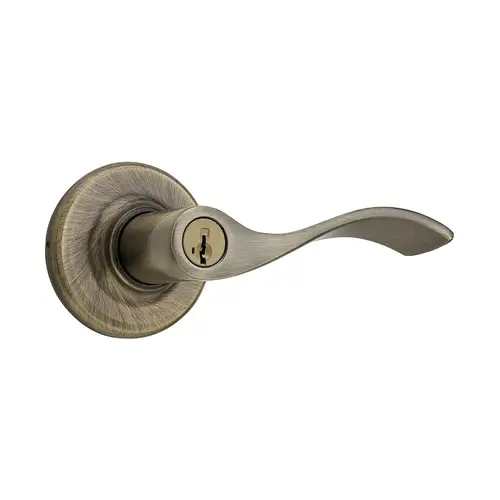 Kwikset 405BL-5-SMT-6AL-RCS Balboa Keyed Entry Lever Satin Brass Blackened