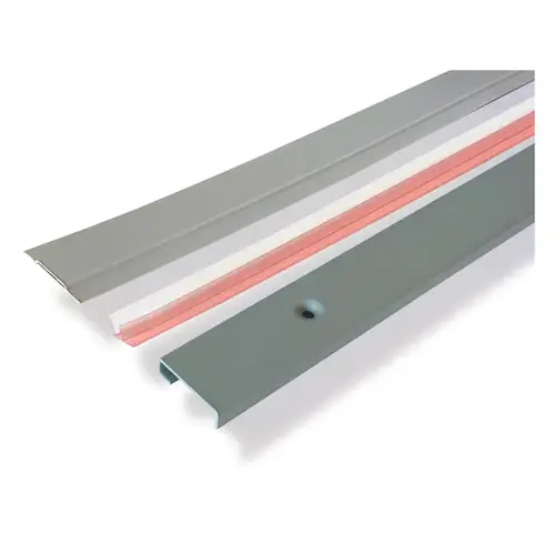 National Guard Products GAP90-96IN Gap Solution for Fire Door and Frame Gray/Clear