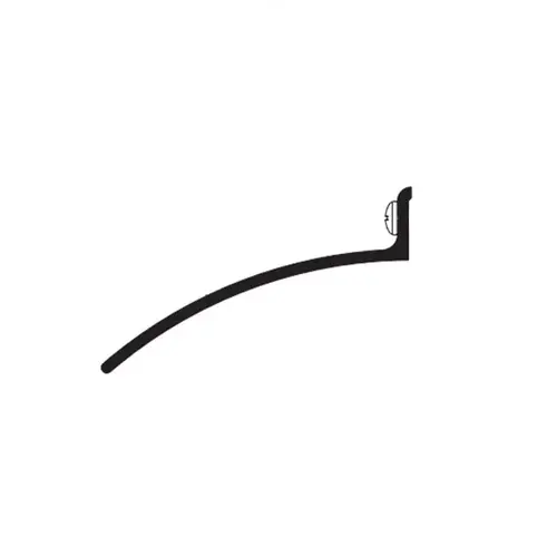 Zero 142D52 52" (4' 4")Rain Drip Perimeter Seal Dark Bronze Anodized Finish