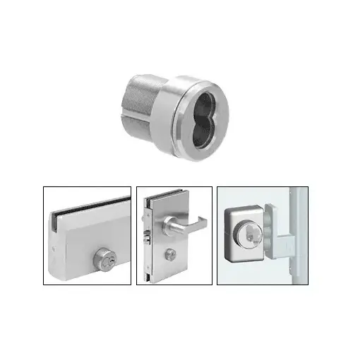 CRL 1CHSA Satin Anodized Mortise Housing for 7-Pin Small Format Interchangeable Cores (SFIC)
