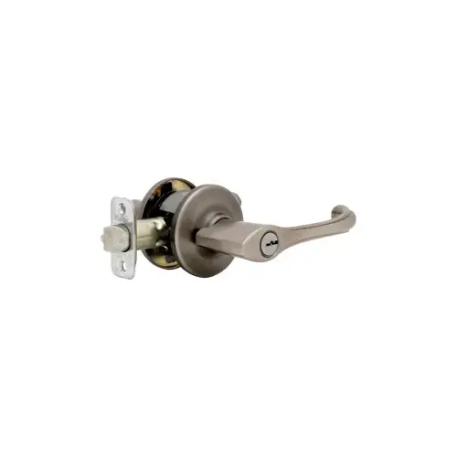 Kwikset 405DNL-15A-6AL-RCS Dorian Keyed Entry Lever Satin Nickel Blackened