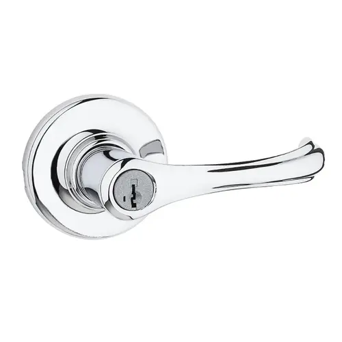 Kwikset 405DNL-26-SMT-6AL-RCS Dorian Keyed Entry Lever Bright Polished Chrome