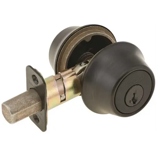 Kwikset 665 11P SMT RCAL RCS 665 Series Venetian Bronze Double Cylinder Deadbolt Featuring SmartKey Security