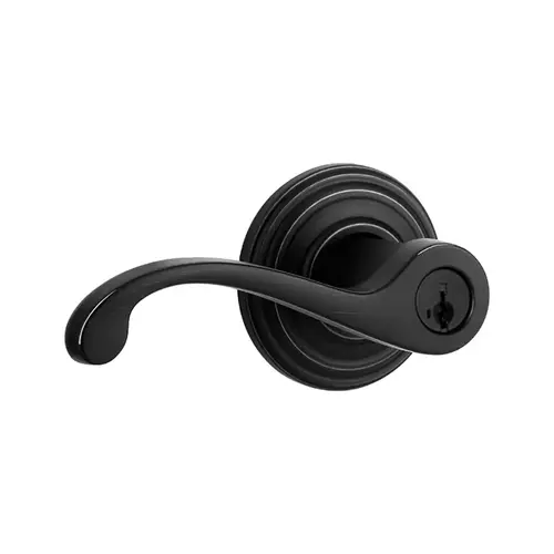 Kwikset 740CHL-514-SMT-RCAL-RCS Commonwealth Keyed Entry Lever Iron Black