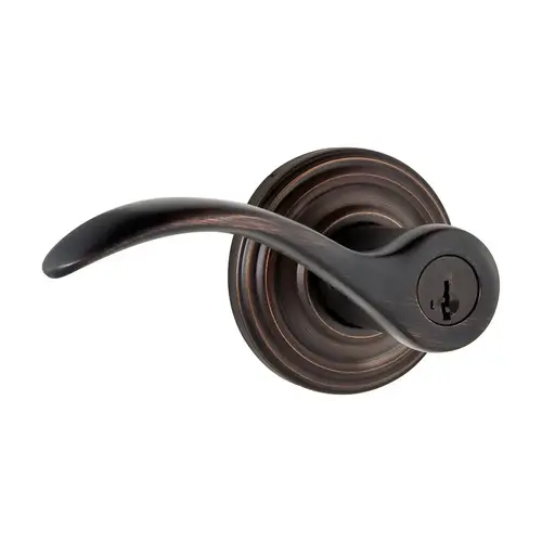Kwikset 740PML-11P-SMT-6AL-RCS Pembroke Keyed Entry Lever Venetian Bronze