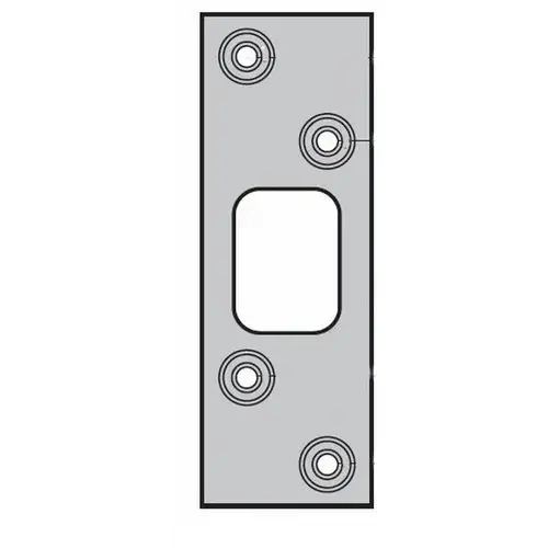 Kwikset 83222-690 Deadbolt Strike, Dark Bronze Painted