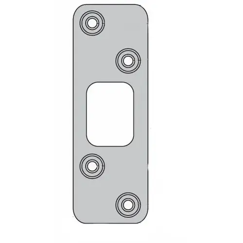 Kwikset 83223-15A Deadbolt Strike, Satin Nickel Blackened