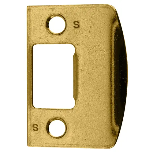 Schlage Commercial 10-026 605 Strike (Full Lip) Type, No Box, 1-5/8" x 2-1/4", 605/US3 Bright Brass