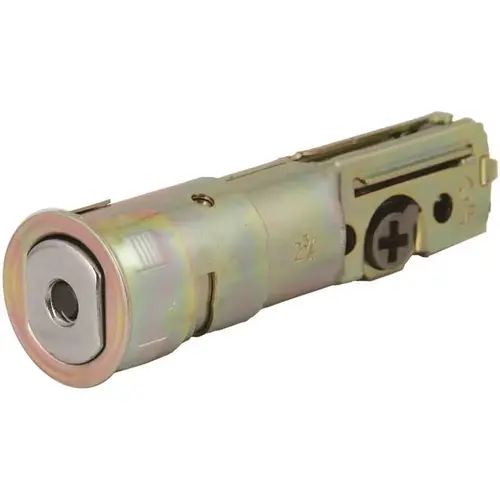 US Lock USX1605BT32D 1600 Silver GR2 Drive-in Deadbolt Latch with Adjustable Backset Brushed Stainless