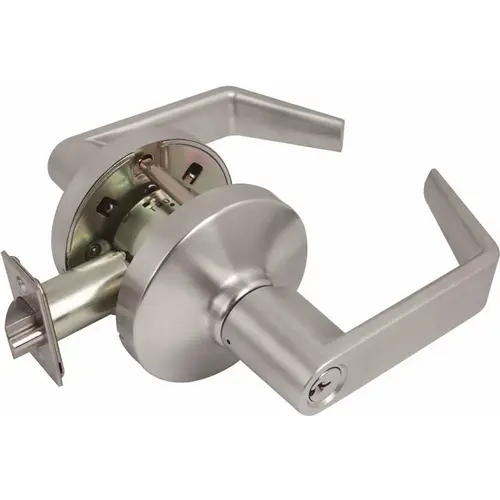 US Lock USX3052A26D 3000 GR1 2-3/4 in. US26D Backset Entrance Door Lever SC4 Clutched Satin Chrome