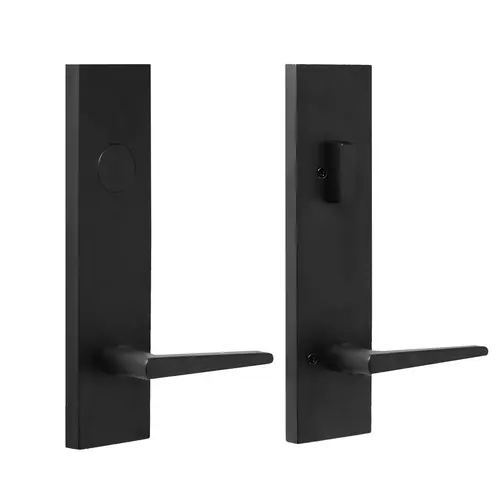 Weslock 0662572720020  Philtower Lever Addy Escutcheon Dummy Handle Matte Black Finish