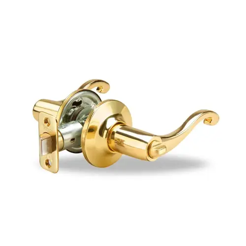 Yale Residential 201SL-SP-3-01411-02000 Savannah Privacy Lever, Bright Polished Brass