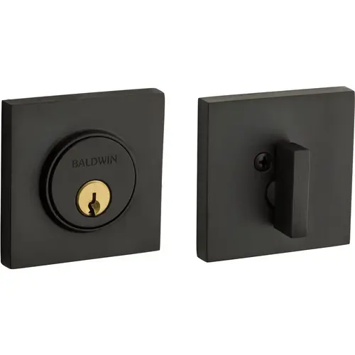 Baldwin 8220102 8220.102 Contemporary 1-Cyl Deadbolt - Oil-Rubbed Bronze